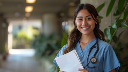 Close-up of a doctor in hospital