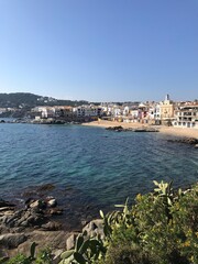 Obraz premium view of the coast of the region sea