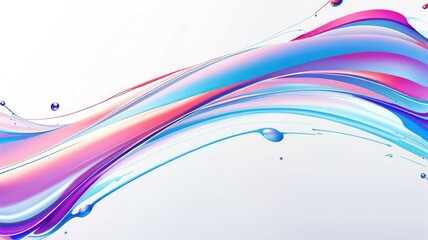abstract liquid transparent background