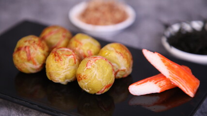 Homemade Takoyaki & Quail Eggs