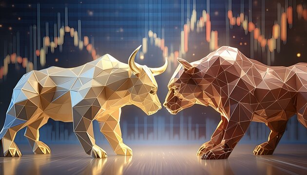 Ursos contra touros no mercado de a&ccedil;&otilde;es