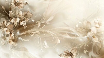 Delicate floral embroidery on a soft white fabric.  Perfect for wedding or special occasion backgrounds.