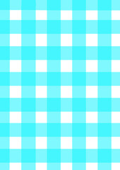 blue and white plaid