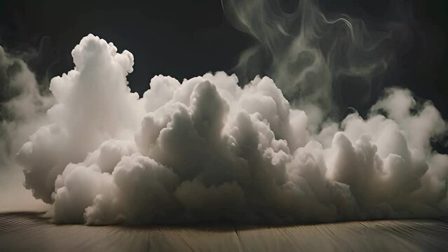 Smoke black ground fog cloud floor mist background steam dust dark white horror overlay. Ground smoke haze night black water atmosphere 3d magic spooky smog texture isolated transparent effect
