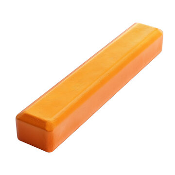 recommend clip art: Eraser, eye level, front view, clipart, isolated on white background