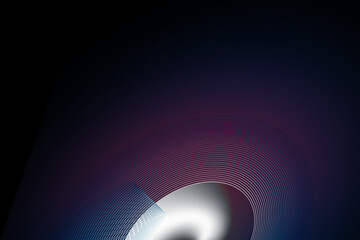 abstract light bulb Waves and reflections