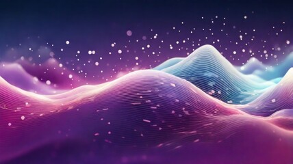 Design an abstract background with overlapping wireless signal waves