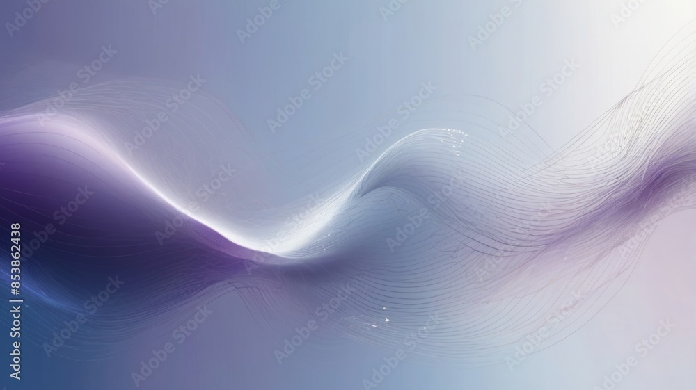 Poster Design an abstract background with overlapping wireless signal waves
