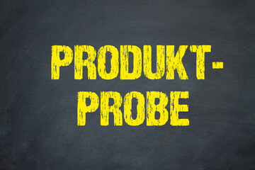 Produktprobe	
