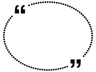 Quote box frame. Text blog information block icon .Quote info box quotation icon. vector illustration. white background.