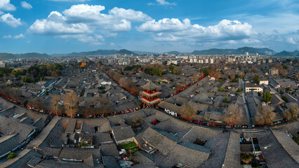 Langzhong Ancient City, Nanchong City, Sichuan Province