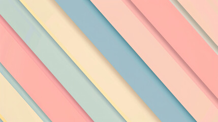 Obraz premium Pastel light colored rainbow graphic background with diagonal stripes