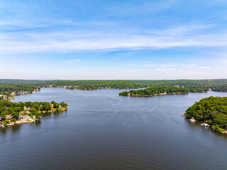 Aerial view of Lake Hopatcong