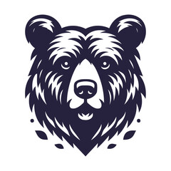 bear vector, bear silhouette