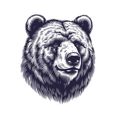 bear vector, bear silhouette