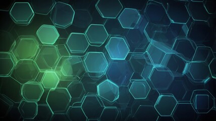 abstract background with a hexagonal grid pattern, symbolizing data storage and transfer