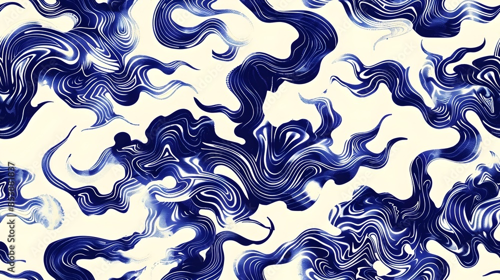 Poster captivating abstract fluid swirls and colorful waves for backgrounds and designs