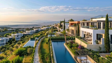 Fototapeta premium Looking for a smart way to invest in real estate? Let me tell you why Greece is the perfect investment destination! ðŸŒŸ Greece offers unique advantages such as a similar climate to Israel, geographic