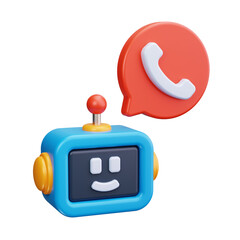 communication 3d render icon