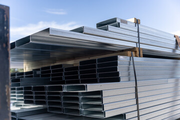 Metal stud for Wall framing manufactured at metal factory