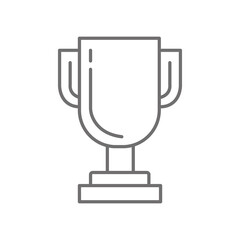 Flat illustration. Victory icon. Award, badge, winner's medal, victory cup. Perfect icon for your design..