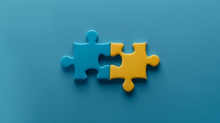 Obraz premium Puzzle. Business strategy, success solution, jigsaw games symbol. Idea metaphor. Creative idea, connection, challenge, partnership, teamwork, match