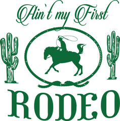 Rodeo Country Club Music Rodeo Texas Southern Western Cowboy Horse Desert Outback Cute Cactus USA Trending Script Slogan Graphic Tee t-shirt logo artwork typography tote badge emblem crest Fashion