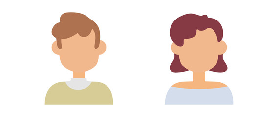 Flat illustration. Avatar, user profile, person icon, profile picture. Suitable for social media profiles, icons, screensavers and as a template...