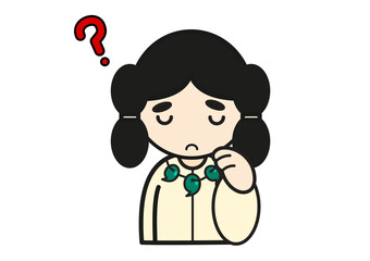 考える弥生人男性