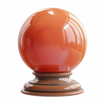 recommend clip art: Cute Tarot Crystal Ball Cartoon Clay Illustration, 3D Icon, Isolated on white background