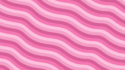 pink abstract background with wave lines seamless pattern