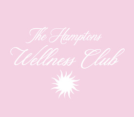 The Hamptons wellness health sun retreat club Graphic Tee Slogan vector Fashion t-shirt Trending emblem crest logo Apparel Badge Cute Tshirt  artwork typography tote
