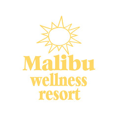 Yoga College Wellness Slogan Namaste Yogi Well Health Club Slogan logo Vector Malibu Sun 