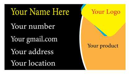 PrintCreative modern minimal name card and business card template design