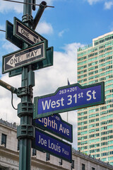 Fototapeta premium West 31st Street New York City