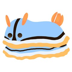 illustration of Nudibranch sea slug