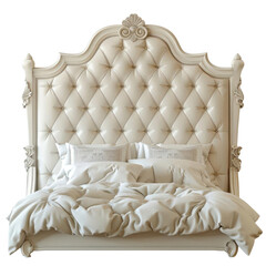 Plush sofa with clipping path, ideal for living room or bedroom designs