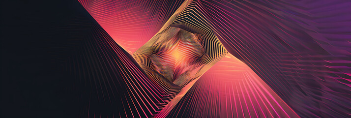 geometric graphics, panorama wallpaper, creating art from basic shapes