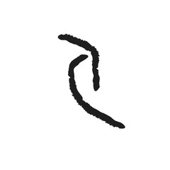 black arrow icon transparent png or isolated on white background. flat style. arrow icon for your web site design, logo, app, UI design.