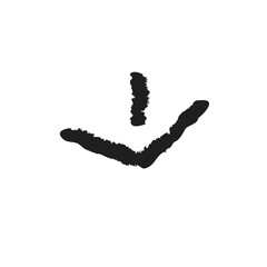 black arrow icon transparent png or isolated on white background. flat style. arrow icon for your web site design, logo, app, UI design.