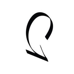 black arrow icon transparent png or isolated on white background. flat style. arrow icon for your web site design, logo, app, UI design.