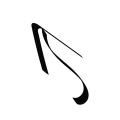 black arrow icon transparent png or isolated on white background. flat style. arrow icon for your web site design, logo, app, UI design.