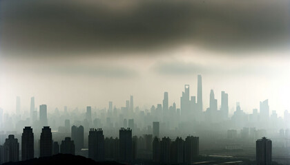 a large city with a lot of tall buildings