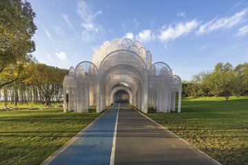 The beautiful scenery of Bogong Island Scenic Area in Wuxi