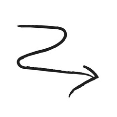 black arrow icon transparent png or isolated on  white background. flat style. arrow icon for your web site design, logo, app, UI design.