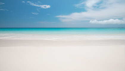 Fototapeta premium beach with sky and clouds