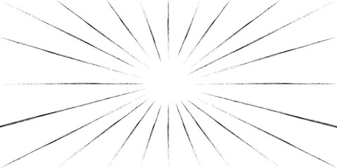 Obraz premium Abstract comic book radial flash explosion lines isolated. Superhero vector illustration design. Bright black light strip burst background. Flash ray blast glow. Manga anime speed lines frame.