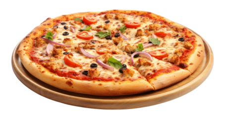 PNG Pizza tray food white background