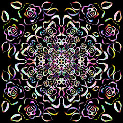 pattern with flowers