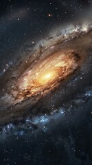 Fototapeta premium abstraction of solar system galaxy, star and planet.